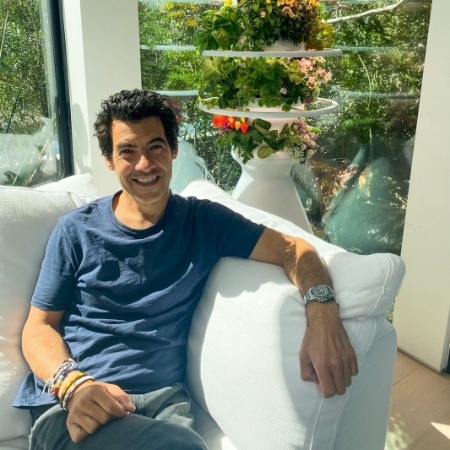Jacob Pechenik at the office of his company Lettuce Grow. 
